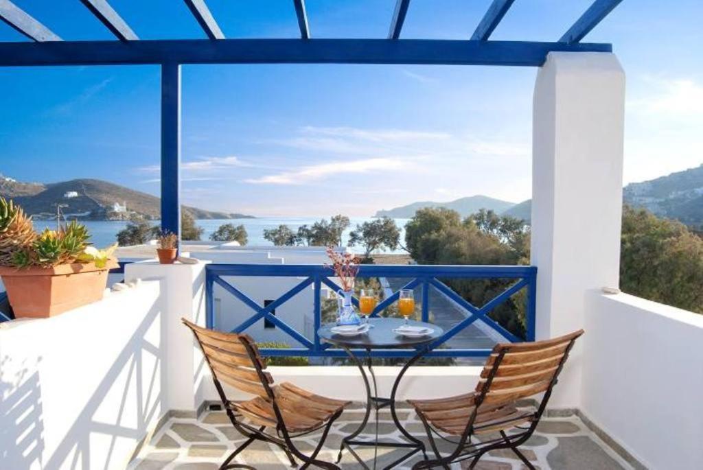 Glaros Hotel イオス島 チョーラ 部屋 写真