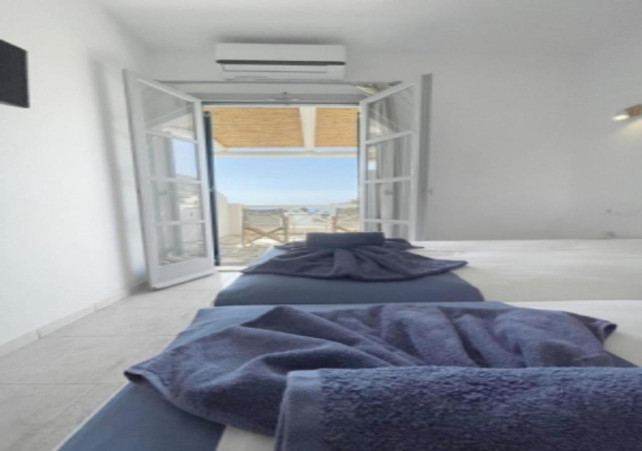 Glaros Hotel イオス島 チョーラ エクステリア 写真