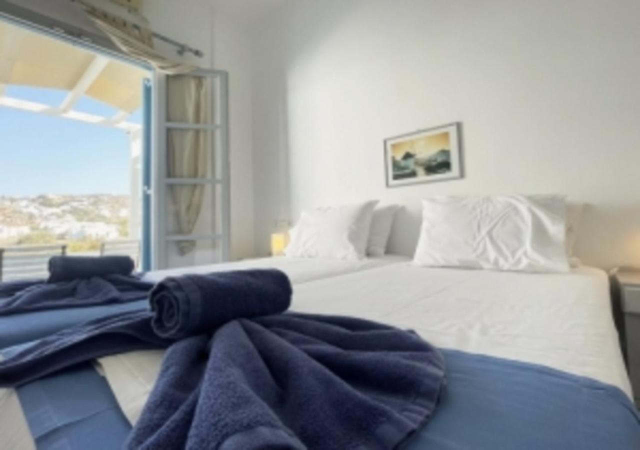 Glaros Hotel イオス島 チョーラ エクステリア 写真